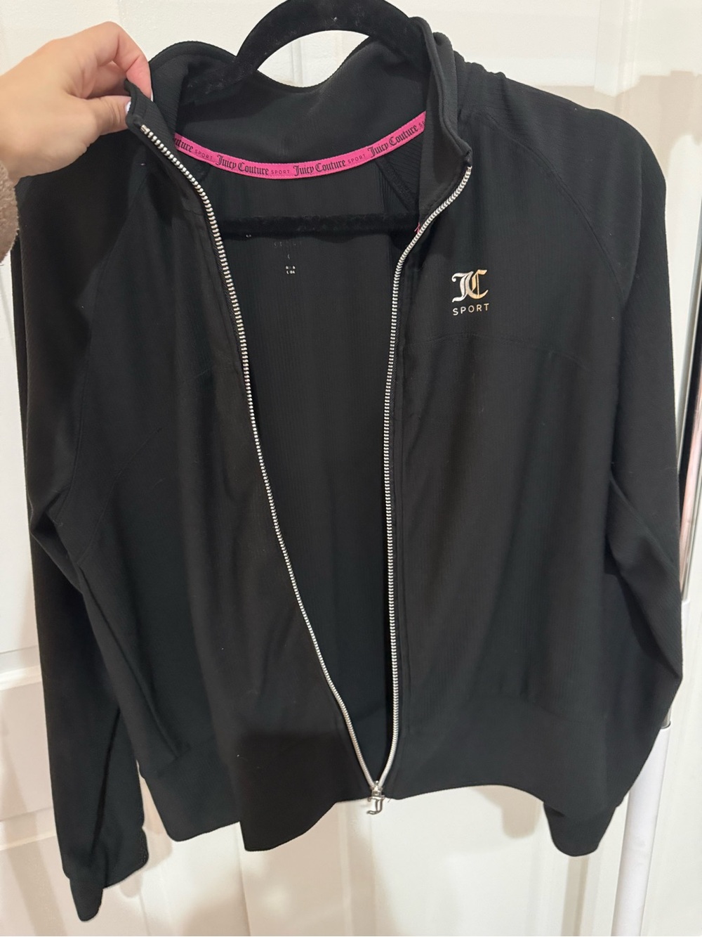 Juicy Couture Black Zip Jacket - Picture 2 of 4